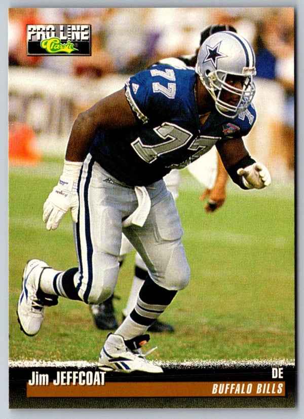 1995 Pro Line Jim Jeffcoat #30