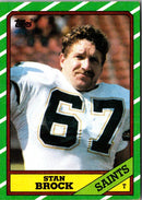 1986 Topps Stan Brock