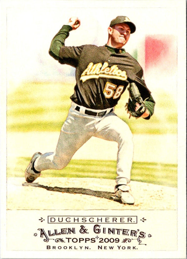 2009 Topps Allen & Ginter Justin Duchscherer #335