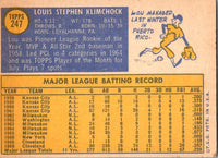 1970 Topps Lou Klimchock #247 EX-MT+