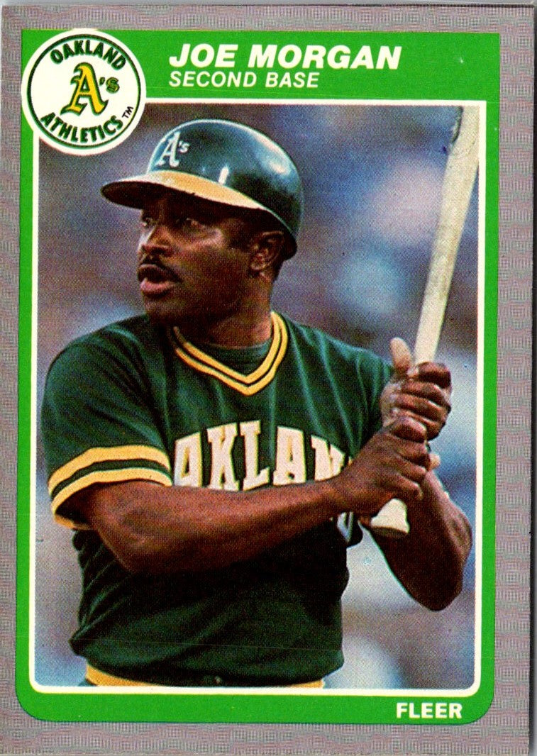 1985 Fleer Joe Morgan