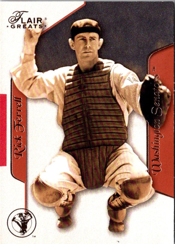 2003 Flair Greats Rick Ferrell #28