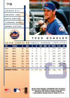 1998 Leaf Rookies & Stars Todd Hundley #78