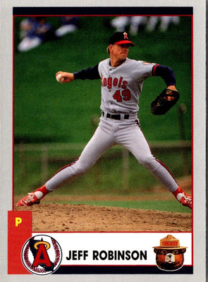1991 California Angels Smokey Jeff Robinson #18