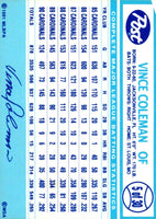 1991 Post Cereal Vince Coleman #5