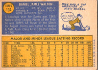 1970 Topps Danny Walton #134 Rookie EX-MT+