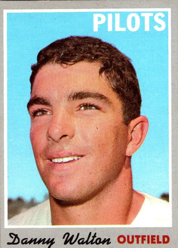 1970 Topps Danny Walton #134 Rookie EX-MT+