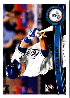 2011 Topps Lucas May #91 Rookie