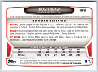 2013 Bowman Travis Shaw #BP67