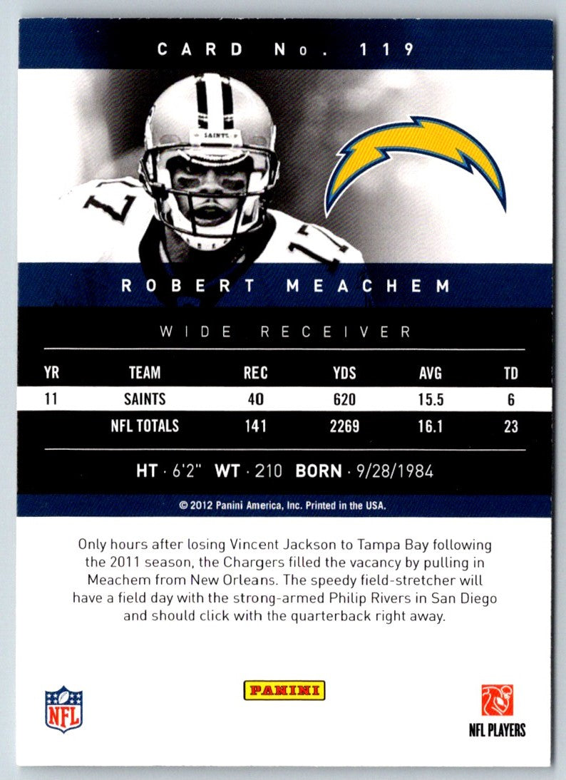 2012 Panini Prestige Robert Meachem