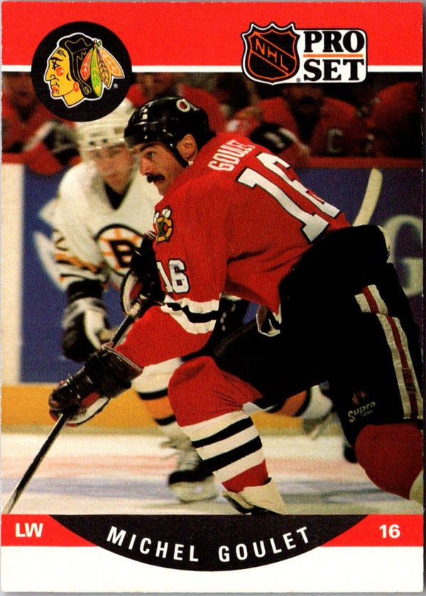 1990 Pro Set Michel Goulet #430