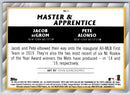 2020 Topps Gallery Master & Apprentice Jacob DeGrom/Pete Alonso