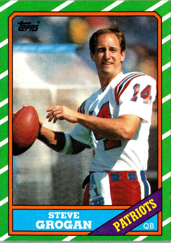 1986 Topps Steve Grogan #31