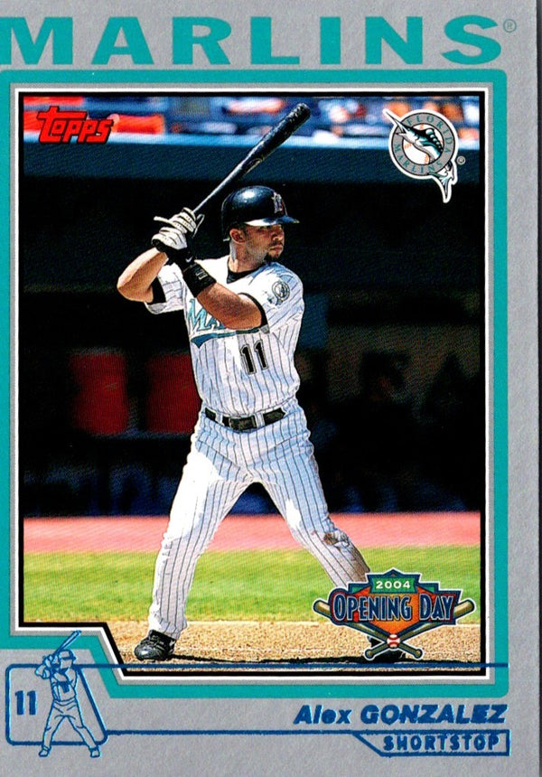 2004 Topps Opening Day Alex Gonzalez #63