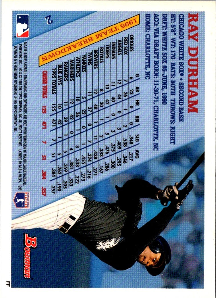 1996 Bowman Ray Durham