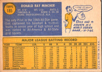 1970 Topps Don Mincher #185 EX-MT+