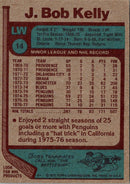 1977 Topps J. Bob Kelly