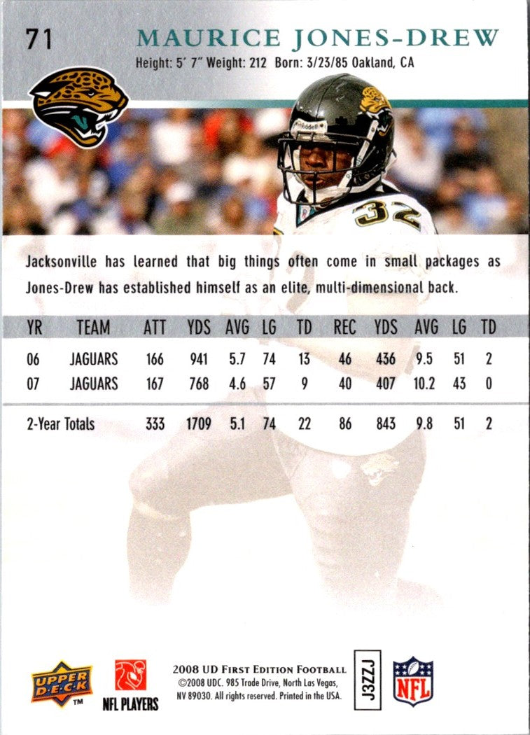 2008 Upper Deck First Edition Maurice Jones-Drew