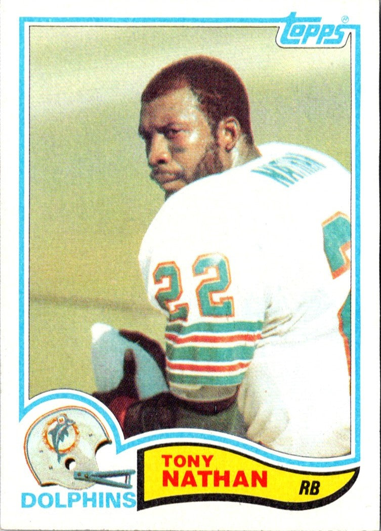 1982 Topps Tony Nathan