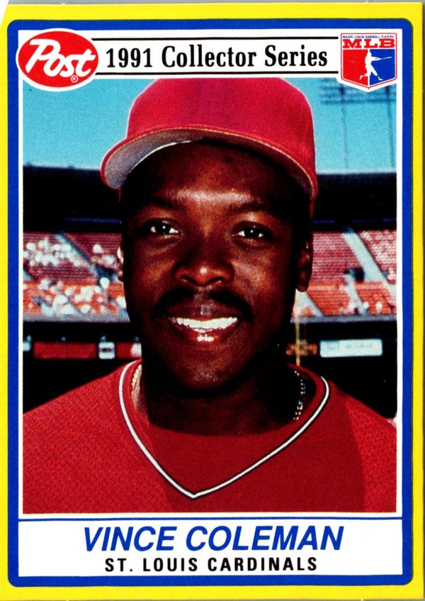 1991 Post Cereal Vince Coleman #5