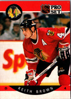 1990 Pro Set Keith Brown #49