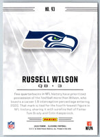 2020 Panini Mosaic Will to Win Green Russell Wilson #3