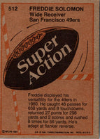 1981 Topps Freddie Solomon #512