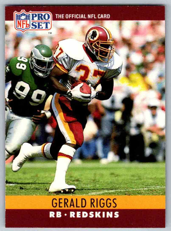 1990 Pro Set Gerald Riggs #329
