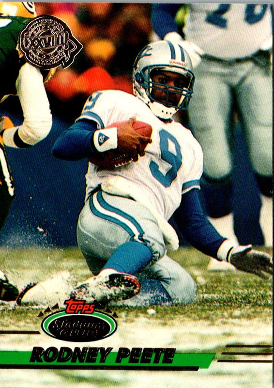 1993 Stadium Club Super Teams Bowl Rodney Peete #450