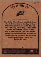 2002 Fleer Tradition Update Randy Winn #U317