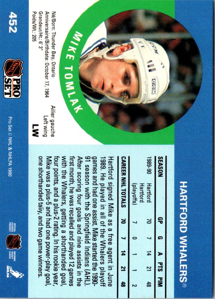 1990 Pro Set Mike Tomlak