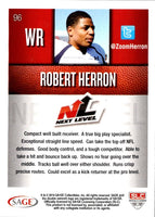 2014 SAGE HIT Robert Herron #96