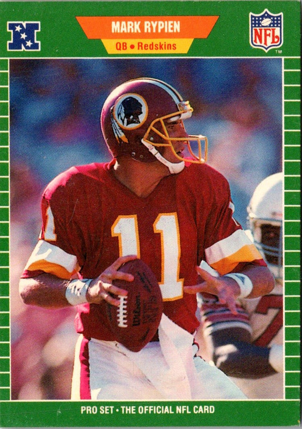 1989 Pro Set Mark Rypien #434 Rookie