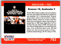 1990 Proset American Bowl: Tokyo #783