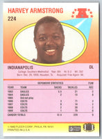 1990 Fleer Harvey Armstrong #224 Rookie