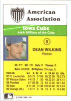 1990 CMC Dean Wilkins #84