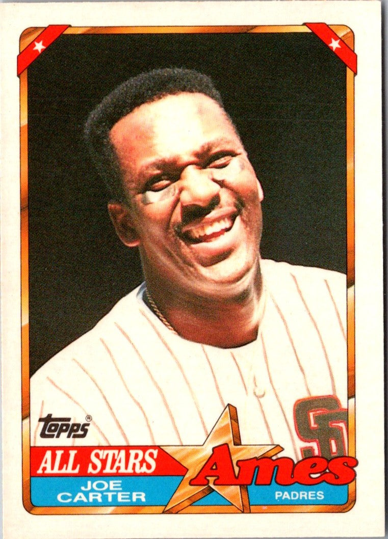 1990 Topps Ames All-Stars Joe Carter