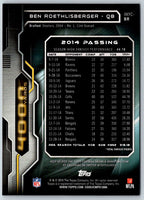 2015 Topps 4000 Yard Club Ben Roethlisberger #4KYC-BR