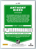 2021 Donruss Anthony Rizzo #163