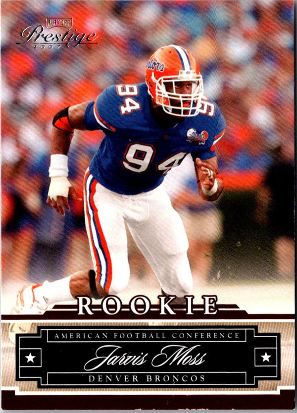 2007 Playoff Prestige Jarvis Moss #223 Rookie