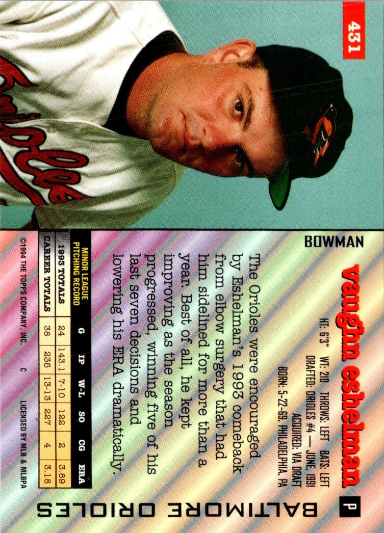 1994 Bowman Vaughn Eshelman