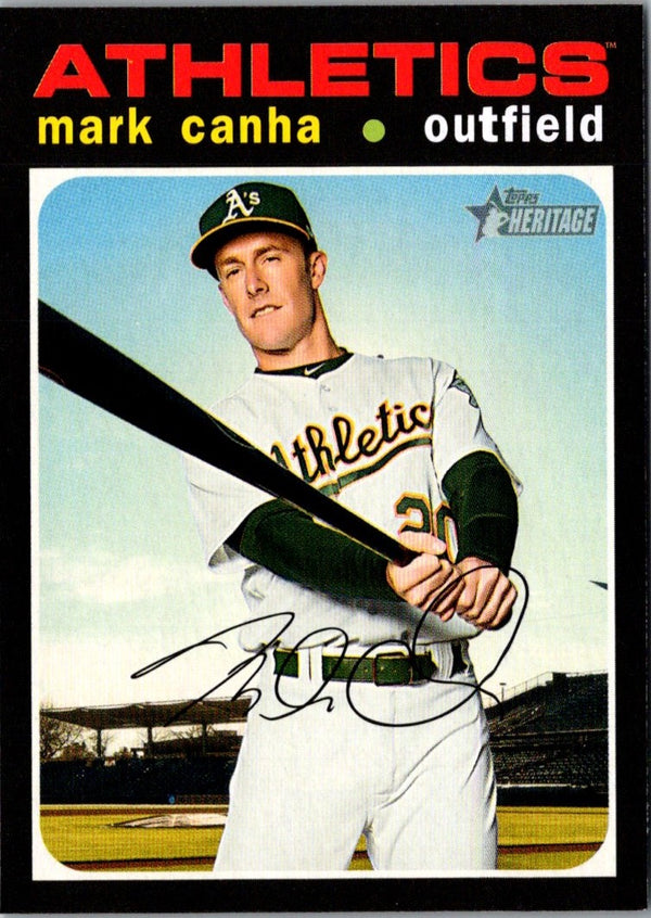 2020 Topps Heritage Mark Canha #60