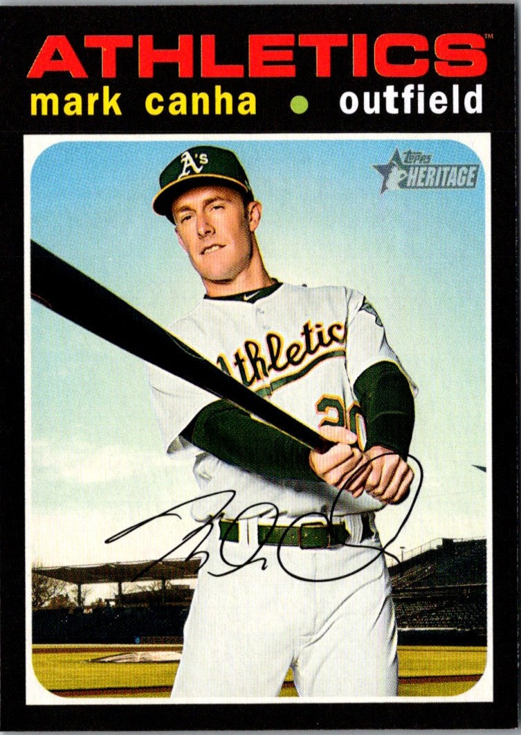 2020 Topps Heritage Mark Canha