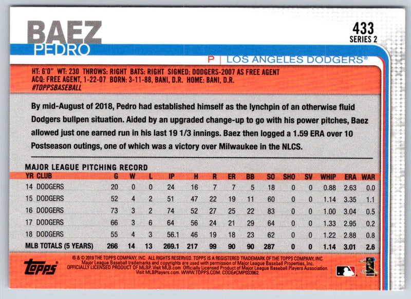 2019 Topps 150th Anniversary Pedro Baez