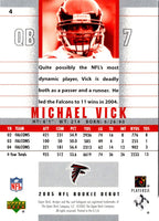 2005 Upper Deck Michael Vick #4