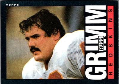 1985 Topps Russ Grimm #182
