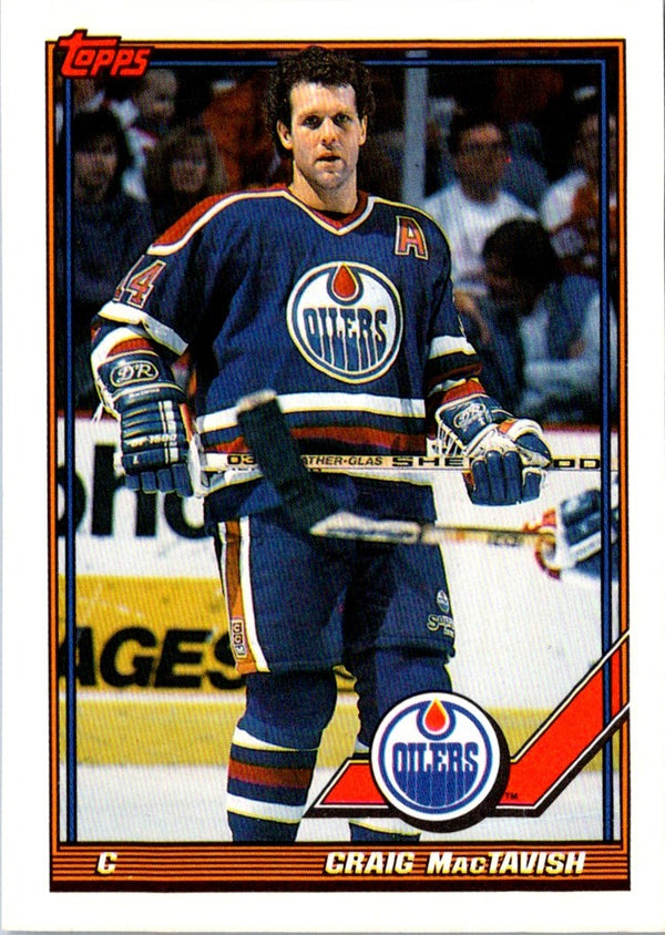 1991 Topps Craig MacTavish #63