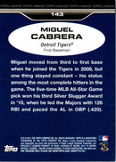 2011 Topps Lineage Miguel Cabrera