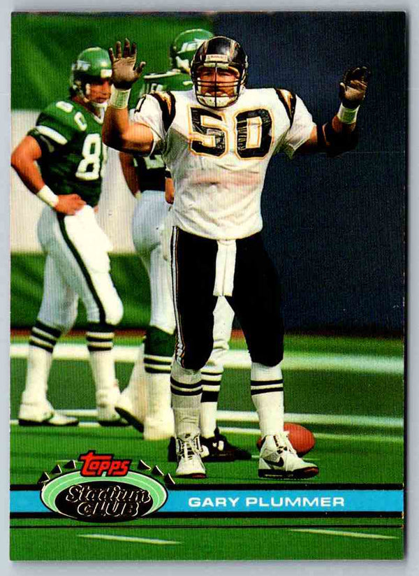 1991 Topps Stadium Club Football Gary Plummer #169