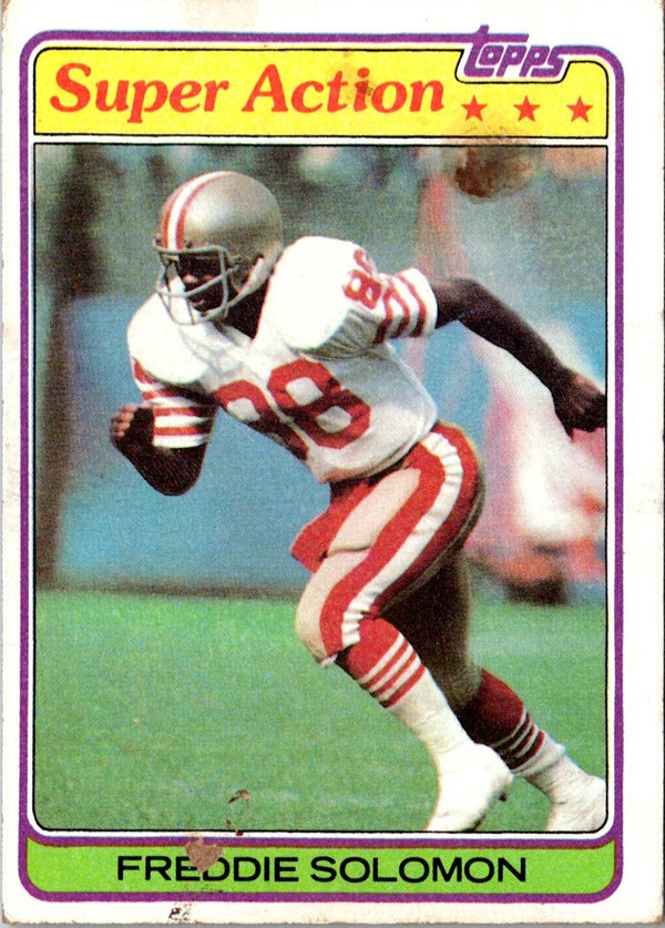 1981 Topps Freddie Solomon #512